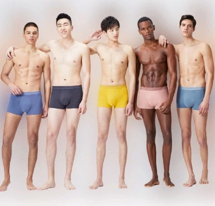 Men's Cotton Spandex All Day Boxer Briefs 5-Pack