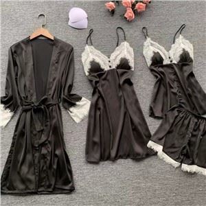 لباس شب سکسی توری زنانه شورت لباس شب زنانه