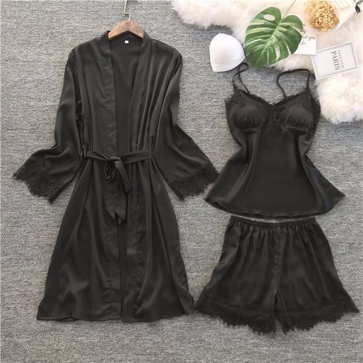 Women Silk Sexy Nightwear