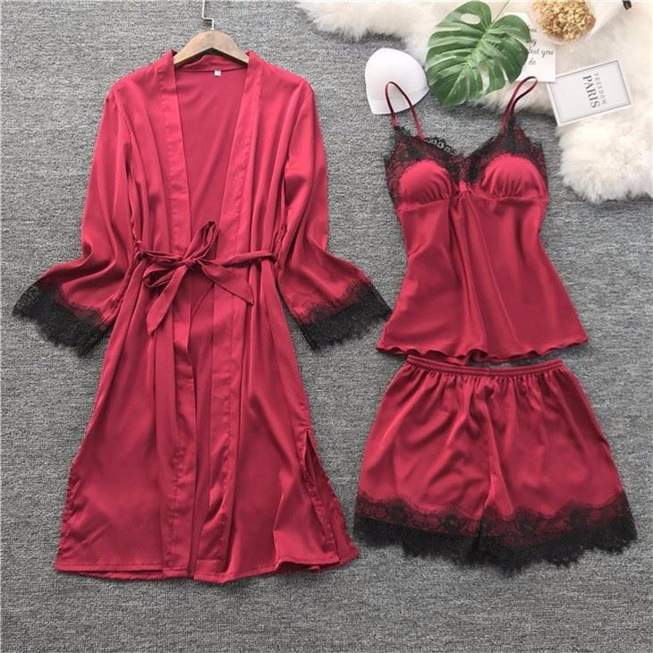 Women Silk Sexy Nightwear