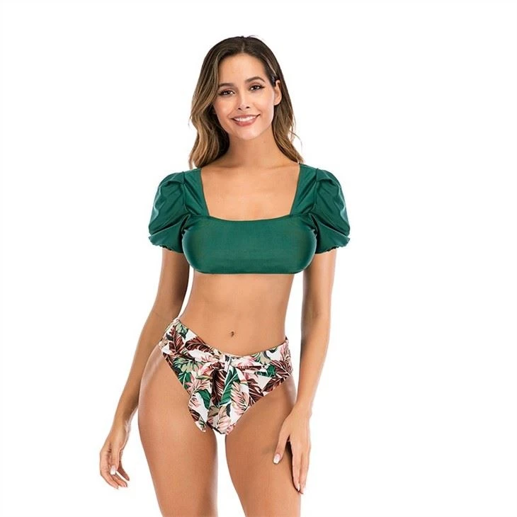 Women Swimwear 1 Piece Floral Printing